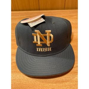 Vintage Notre‎ Dame University Fighting Irish Fitted Hat 6 1/2 Pro Line NWT USA